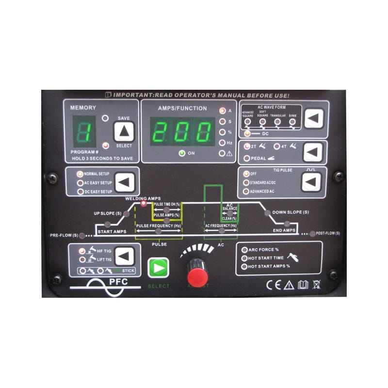 Welder Fantasy JET TIG II AC/DC 200 IGBT PFC Poste à souder - Le Comptoir du Soudeur