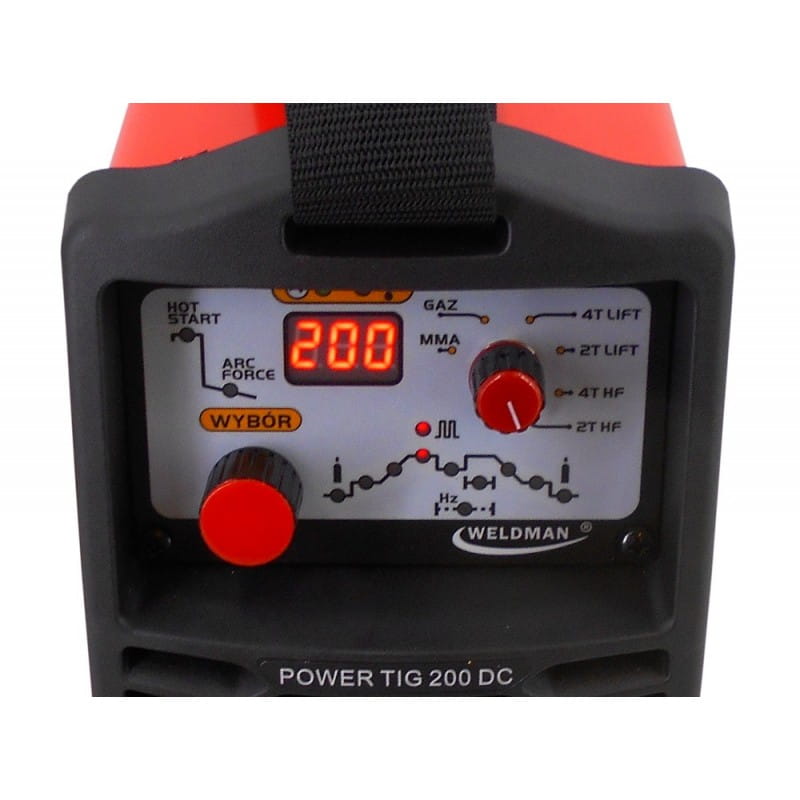 Weldman POWER TIG 200 DC HF/LIFT PULS Onduleur Poste à souder - Le Comptoir du Soudeur