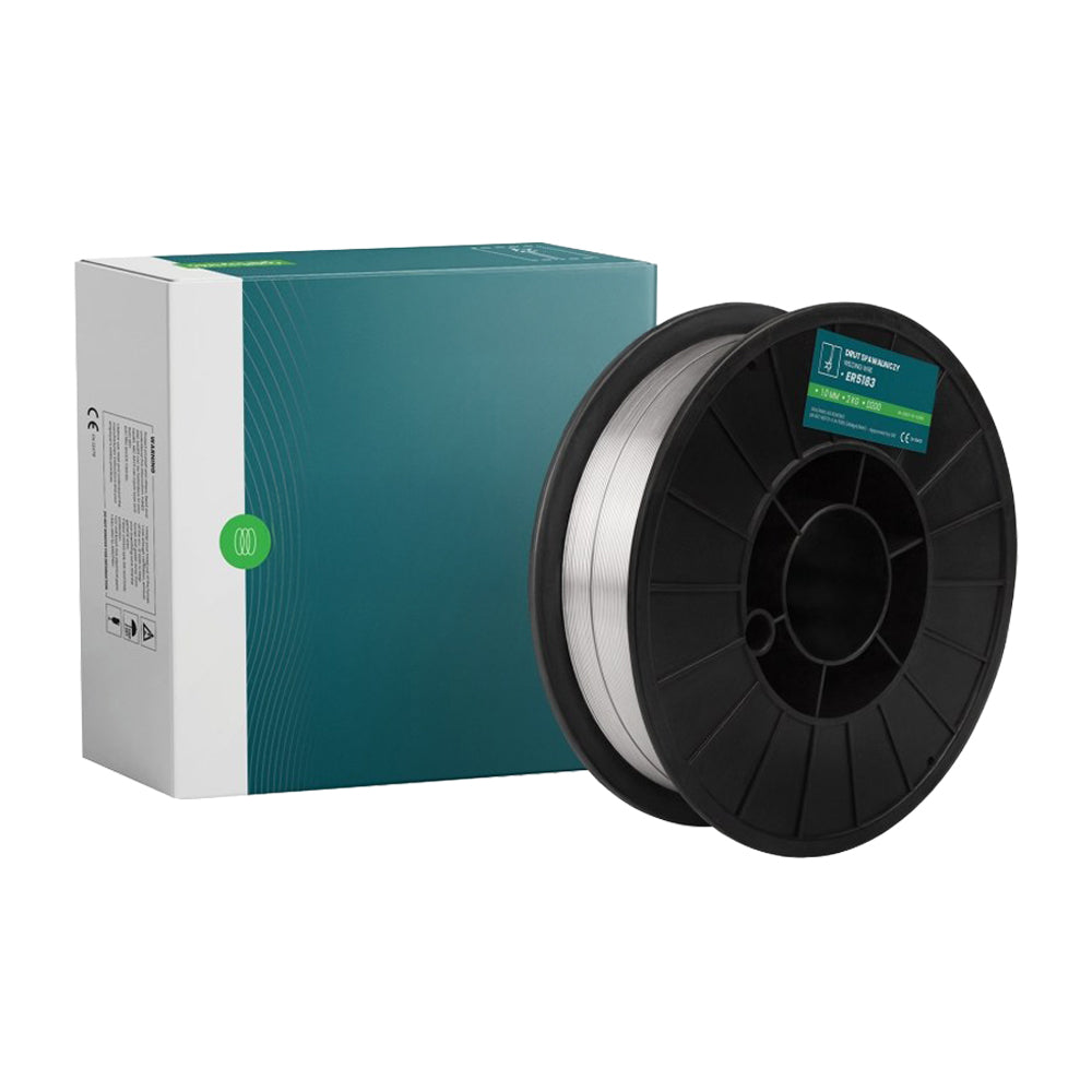 Fil Aluminium AlMg5 - La bobine de 2 kg avec entraxe de fixation de 55 mm - ø 0.8 à 1.2 mm - Le Comptoir du Soudeur