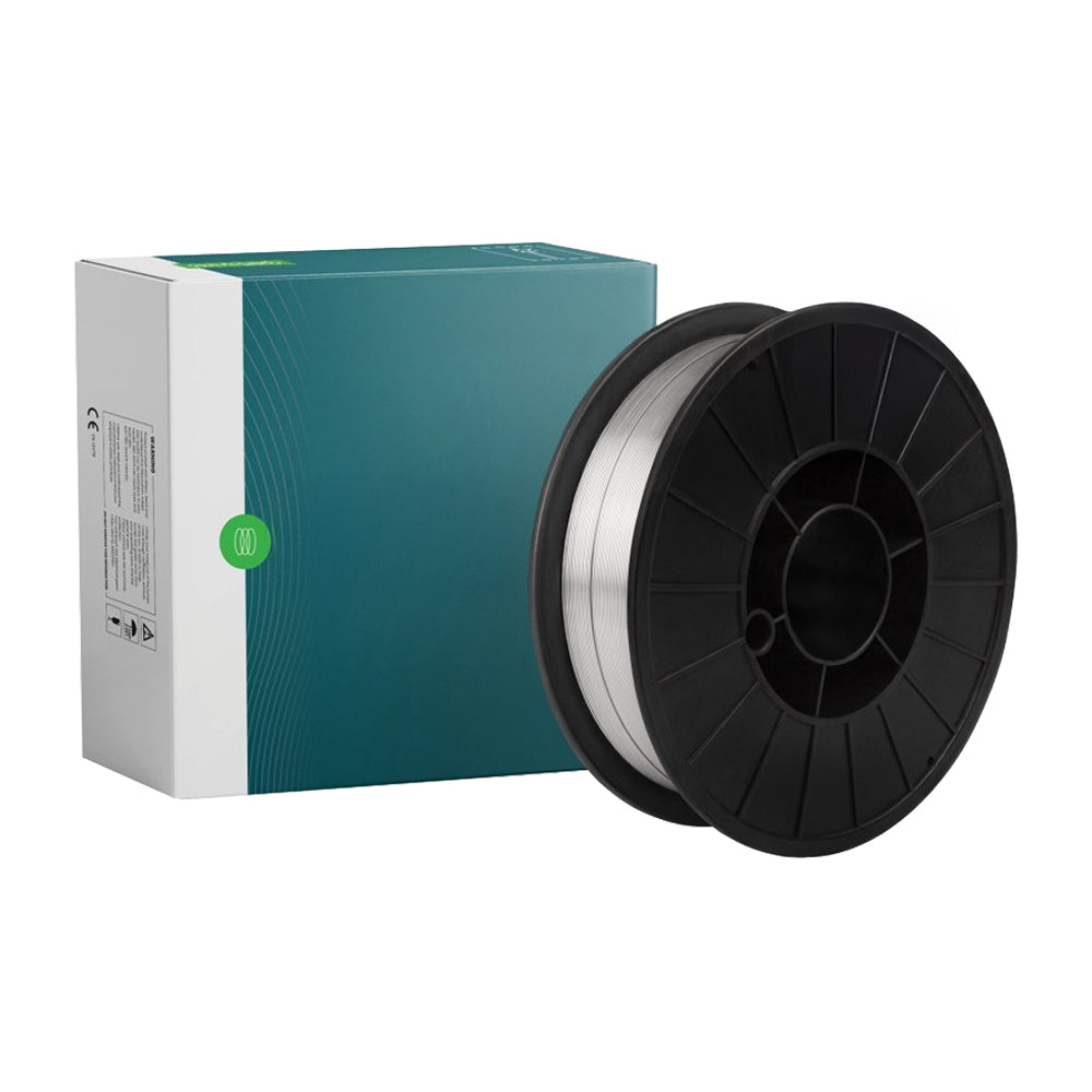 Fil Aluminium AlMg4,5Mn - La bobine de 2 kg avec entraxe de fixation de 55 mm - ø 0.8 à 1.2 mm - Le Comptoir du Soudeur