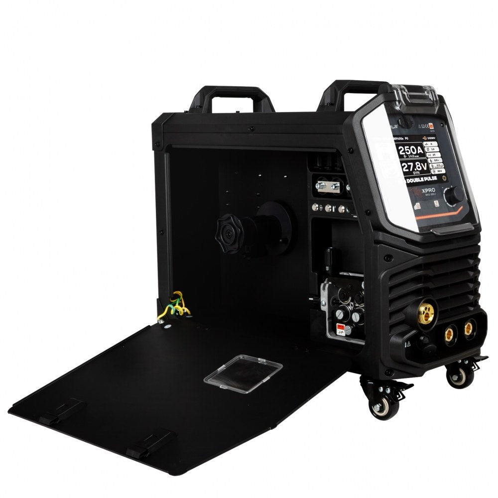 Poste à souder XPro MIG DOUBLE PULSE ( La rapidité du MIG, la finition d’un cordon TIG ) 260A - ACIER/INOX/ALU - 220V - SYNERGIQUE - Garantie 5 ans