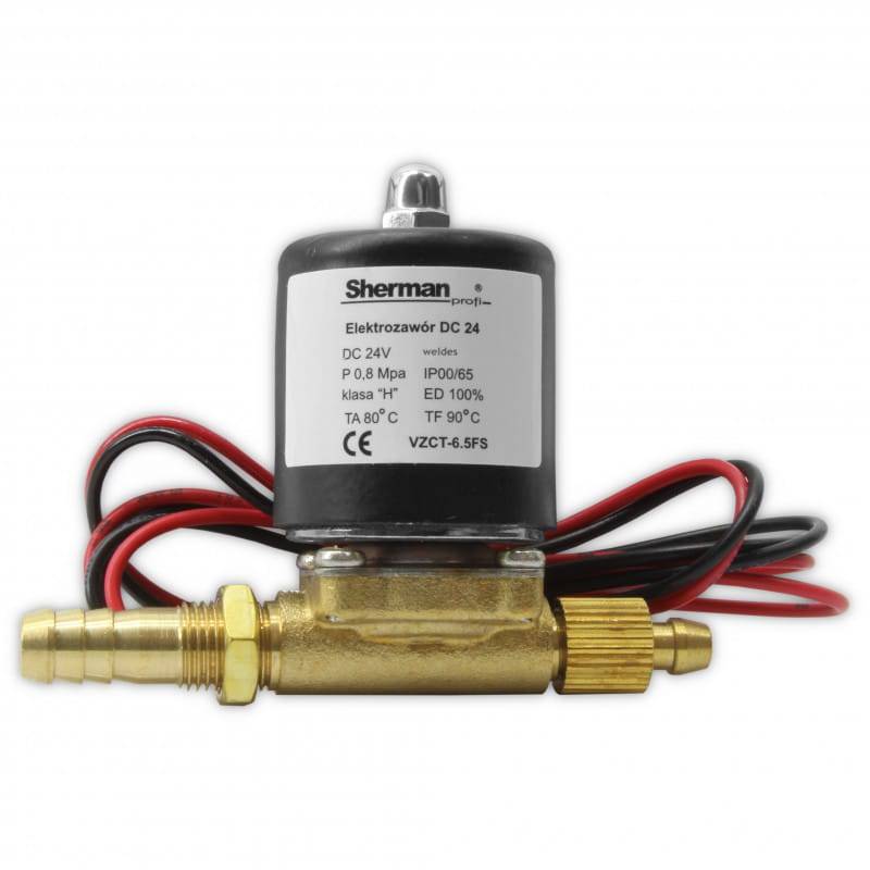 Vanne de débit de gaz VZCT 6.5FS 24V DC Sherman - Le Comptoir du Soudeur
