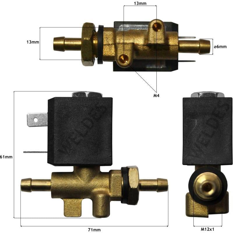 Vanne de débit de gaz ZCQ 20-B2 AC 24V - Le Comptoir du Soudeur
