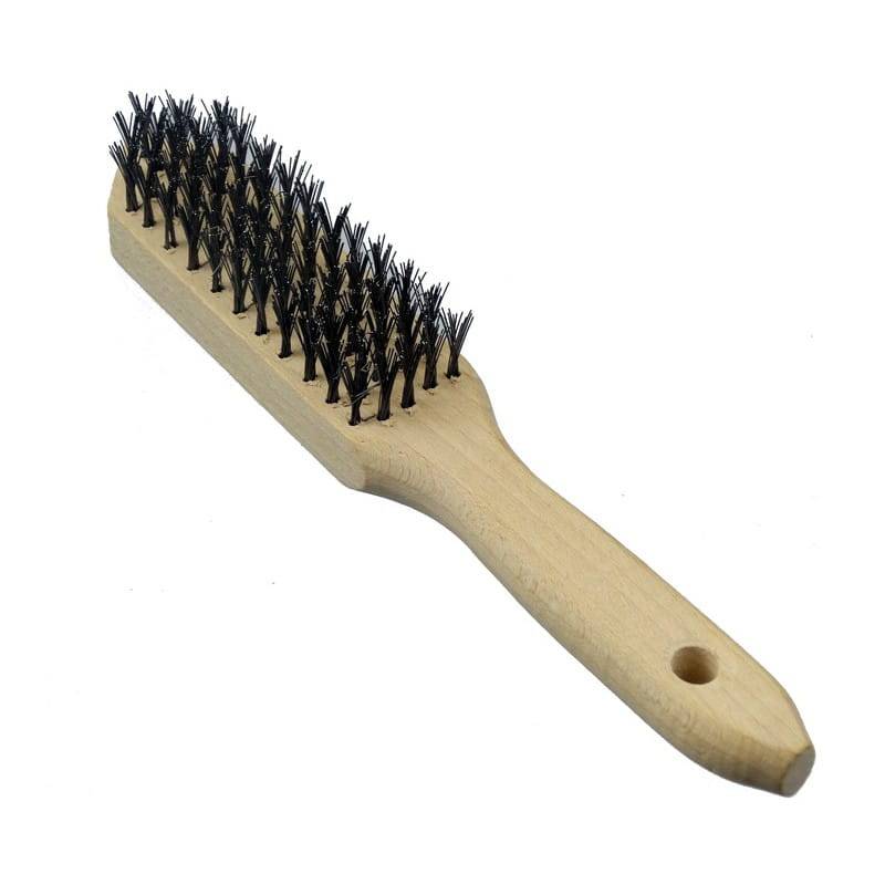 Brosse métallique à main, 5 rangs - Le Comptoir du Soudeur