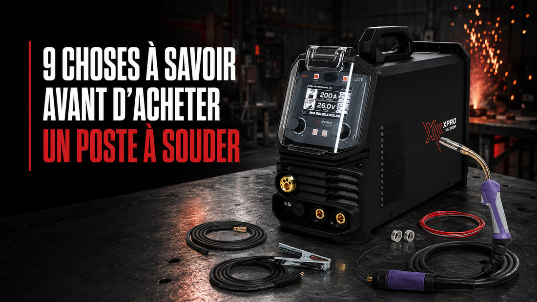 9 choses à savoir avant d’acheter un poste à souder