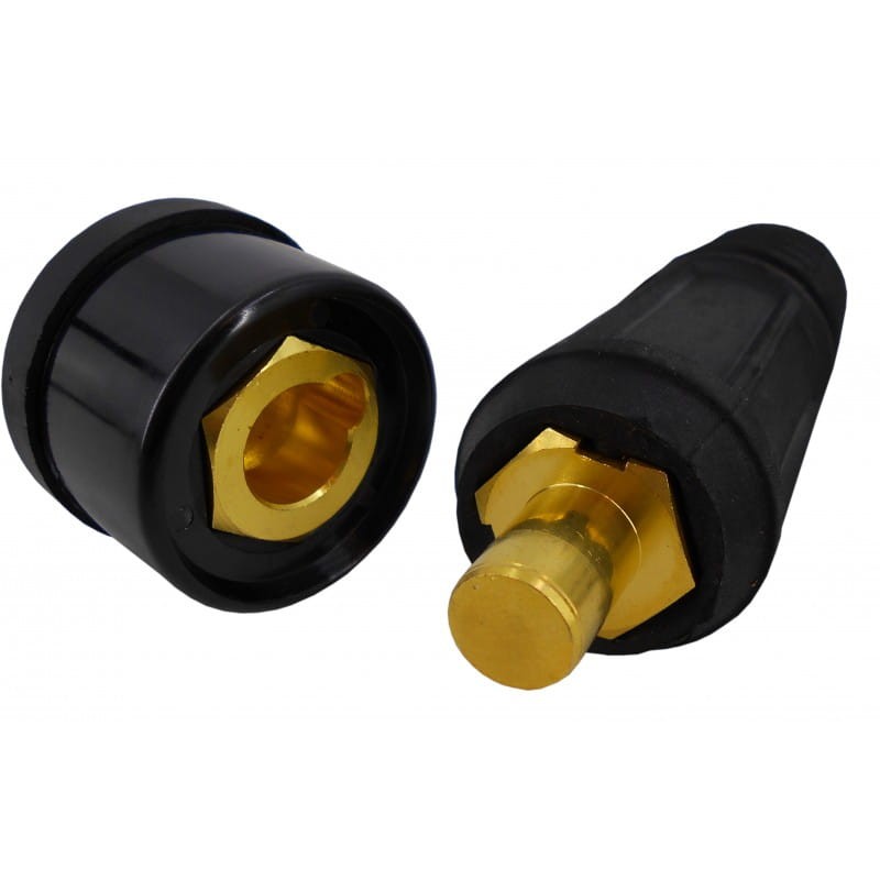 Ensemble de connecteurs de câbles de soudage - 35 à 50 mm² - Le Comptoir du Soudeur