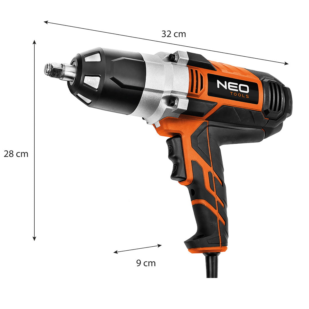 Neo Tools Clé à chocs électrique 1020 W 950 Nm - Le Comptoir du Soudeur