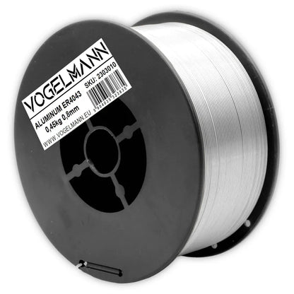 Fil à souder en aluminium 0,45kg ER4043 AlSi5 Vogelmann - Le Comptoir du Soudeur