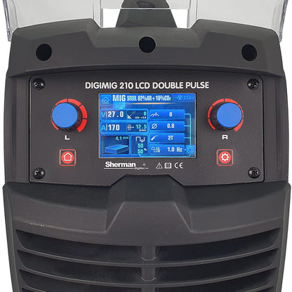 SHERMAN DIGIMIG 210 LCD DOUBLE PULSE - Le Comptoir du Soudeur