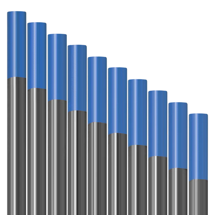 Lot de 10 électrodes en tungstène bleu 2% de teneur en lanthane - Le Comptoir du Soudeur