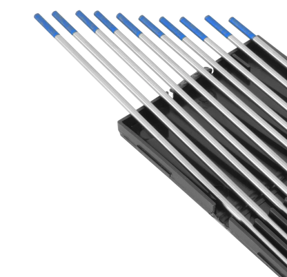 Lot de 10 électrodes en tungstène bleu 2% de teneur en lanthane - Le Comptoir du Soudeur