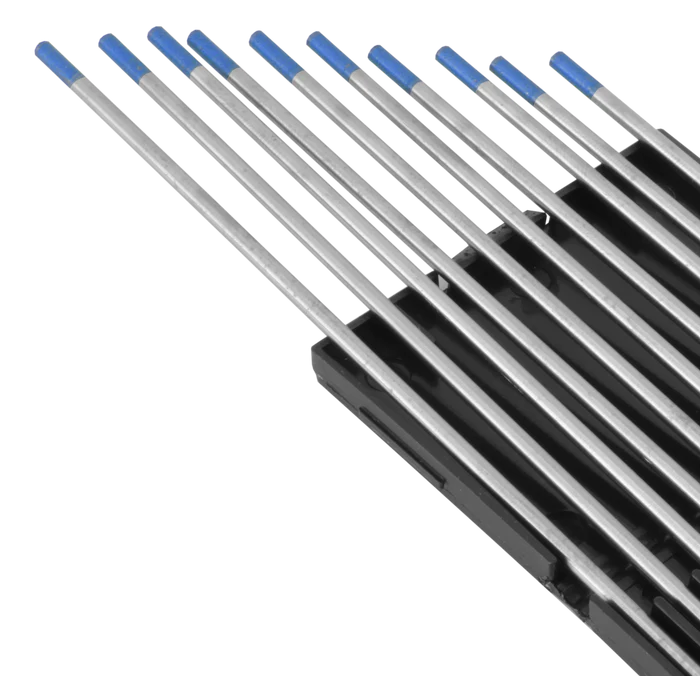 Lot de 10 électrodes en tungstène bleu 2% de teneur en lanthane - Le Comptoir du Soudeur
