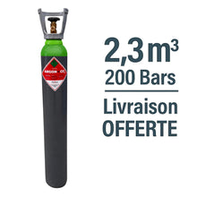 Bouteille Gaz de soudure Argon CO2 Sans Contrat B10, 2,3m³ - Rechargeable Livraison Offerte - Le Comptoir du Soudeur