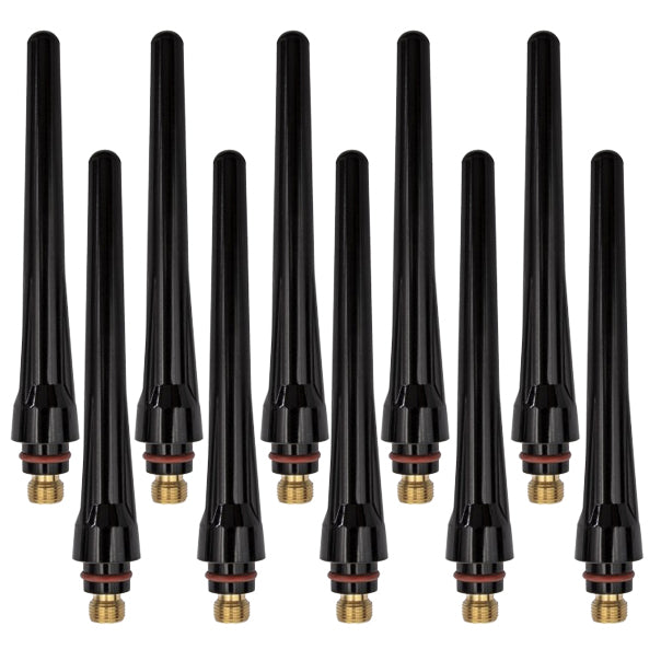 Bouchon long pour torche TIG SR 17/18/26 - Lot de 10 pièces