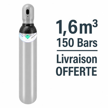 Bouteille Gaz de soudure Azote Sans Contrat B08, 1,6m³