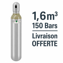 Bouteille Gaz de soudure Hélium Sans Contrat B08, 1,6m³