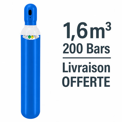 Bouteille Gaz de soudure Oxygène technique Sans Contrat B08, 1,6m³