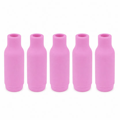 Buse céramique standard #4 pour torche TIG SR-17/18/26 - L 47mm - ø 6,3mm - Lot de 5 pièces