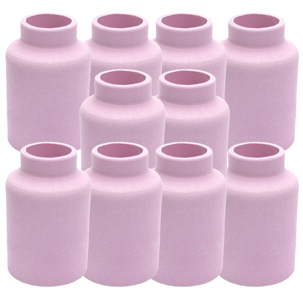 Buse céramique Lens #10 pour torche TIG SR-9/20 - L 48mm - ø 16mm - Lot de 10 pièces - Le Comptoir du Soudeur