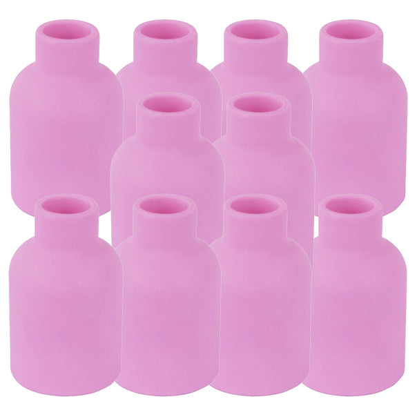 Buse céramique Lens #8 pour torche TIG SR-9/20 - L 48mm - ø 12,8mm - Lot de 10 pièces - Le Comptoir du Soudeur