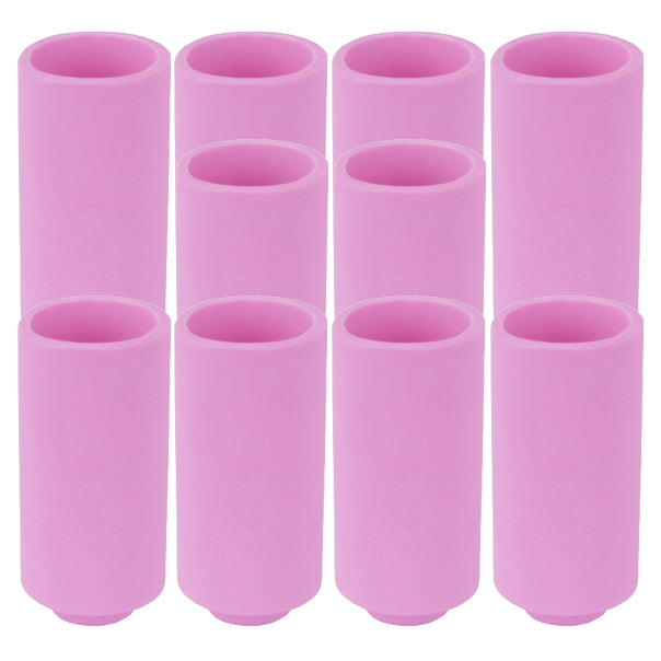 Buse céramique standard #12 pour torche TIG SR-17/18/26 - L 47mm - ø 19mm - Lot de 10 pièces - Le Comptoir du Soudeur
