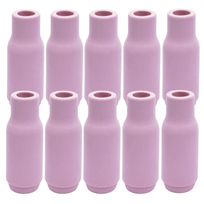 Buse céramique standard #5 pour torche TIG SR-17/18/26 - L 47mm - ø 8mm - Lot de 10 pièces - Le Comptoir du Soudeur