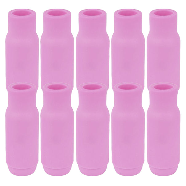 Buse céramique standard #6 pour torche TIG SR-17/18/26 - L 47mm - ø 9,5mm - Lot de 10 pièces - Le Comptoir du Soudeur