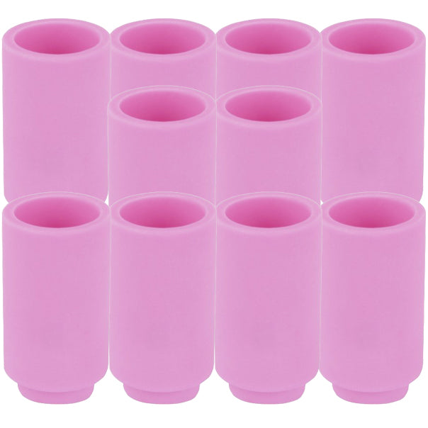 Buse céramique standard #8 pour torche TIG SR-9/20 - L 30mm - ø 12,8mm - Lot de 10 pièces - Le Comptoir du Soudeur