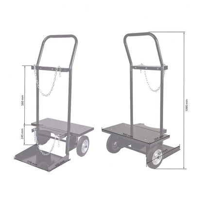 Chariot de soudage 2 roues - Le Comptoir du Soudeur