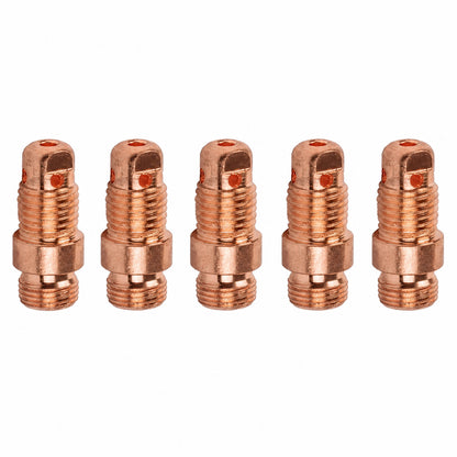 Corps de pince porte électrode pour torche TIG SR-17/18/26 - L 25mm - ø 1mm - Lot de 5 pièces