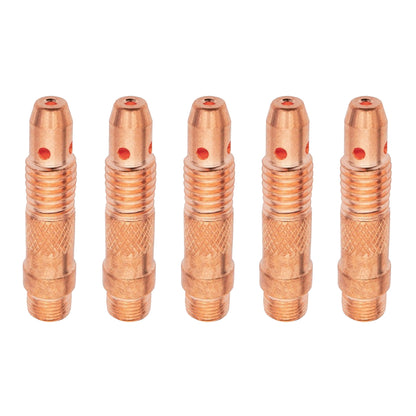 Corps de pince porte électrode pour torche TIG SR-17/18/26 - L 47mm - ø 4mm - Lot de 5 pièces