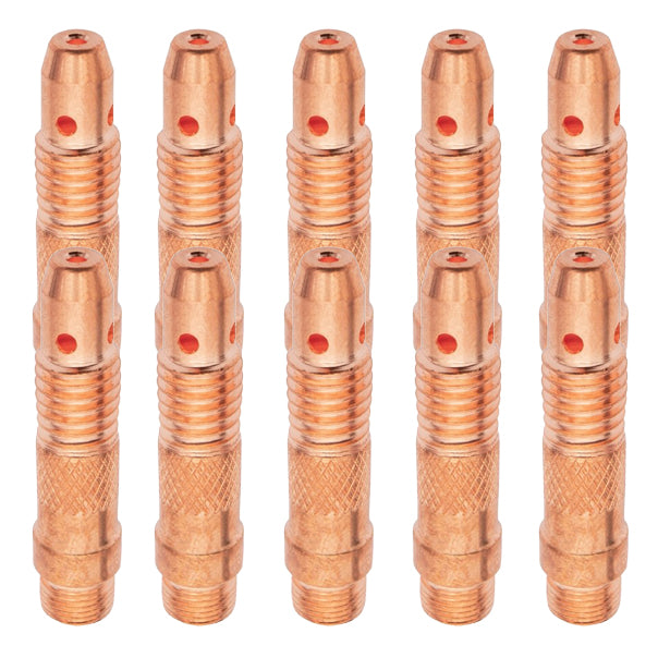 Corps de pince porte électrode pour torche TIG SR-17/18/26 - L 47mm - ø 2mm - Lot de 10 pièces - Le Comptoir du Soudeur