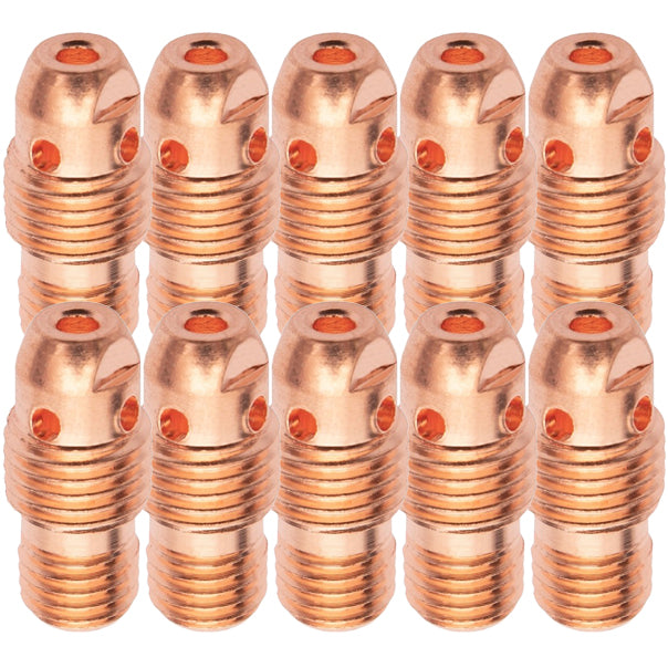 Corps de pince porte électrode pour torche TIG SR-9/20 - L 21mm - ø 3,2mm - Lot de 10 pièces - Le Comptoir du Soudeur