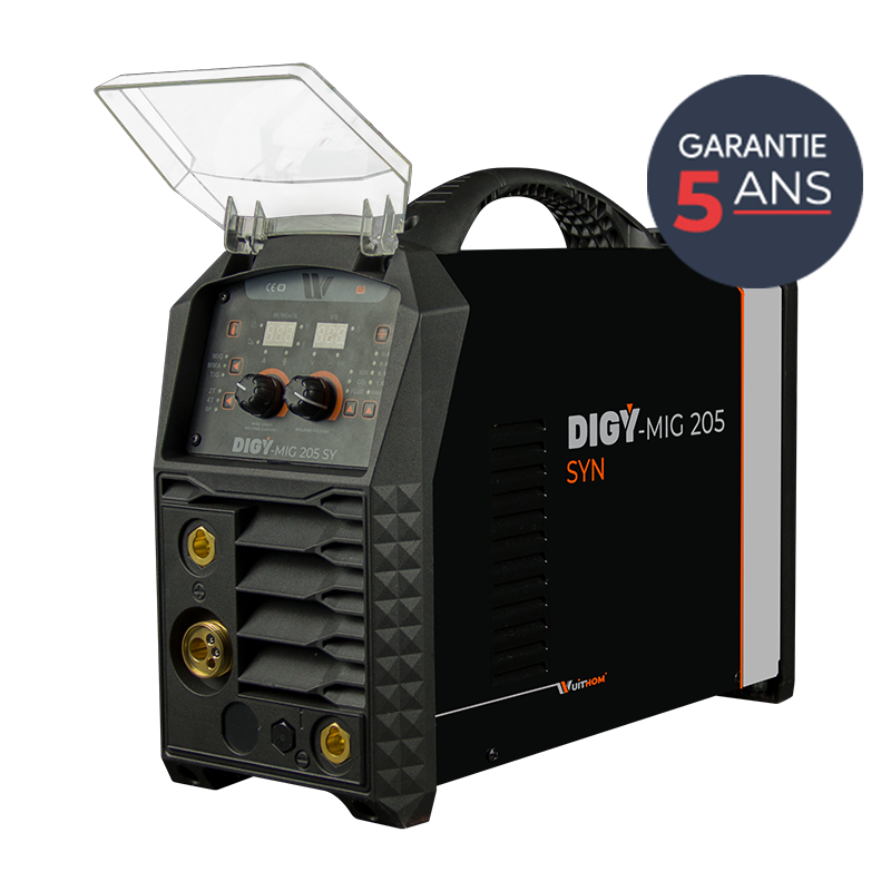 Poste à souder DIGYMIG205 SYNERGIQUE WUITHOM garantie 5 ans