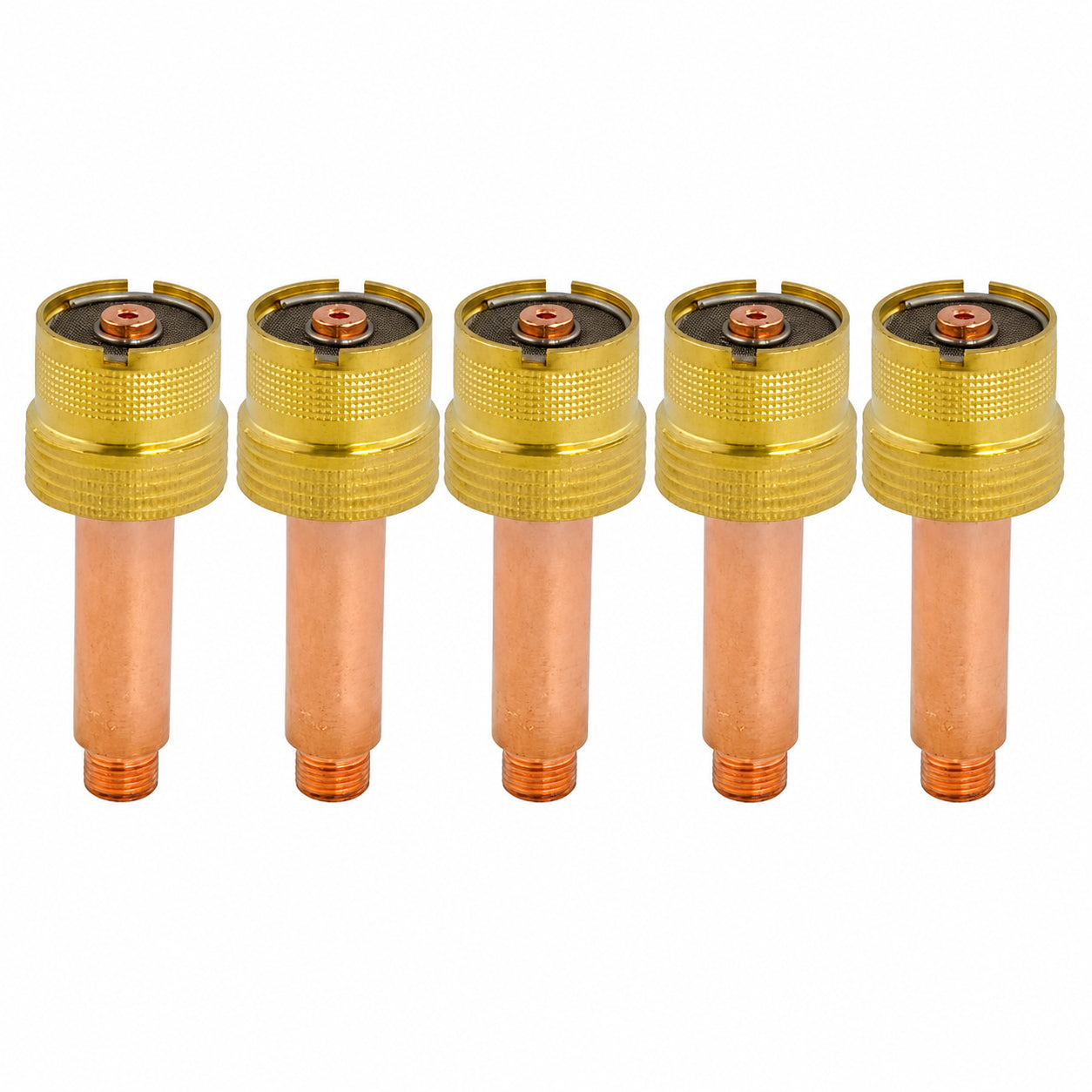 Diffuseur de gaz Lens pour torche TIG SR-17/18/26 - L 50mm - ø 2,4mm - Lot de 5 pièces