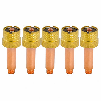 Diffuseur de gaz Lens pour torche TIG SR-17/18/26 - L 50mm - ø 2,4mm - Lot de 5 pièces