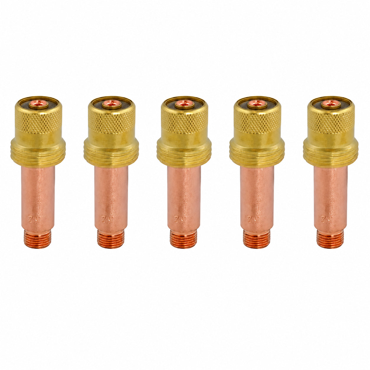 Diffuseur de gaz Lens pour torche TIG SR-17/18/26 - L 50mm - ø 3,2mm - Lot de 5 pièces