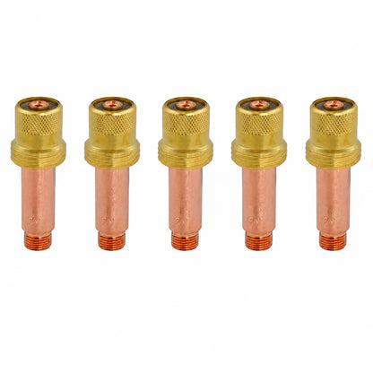 Diffuseur de gaz Lens pour torche TIG SR-17/18/26 - L 50mm - ø 3,2mm - Lot de 5 pièces