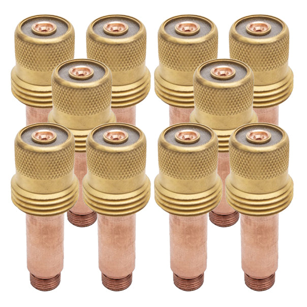 Diffuseur de gaz Lens pour torche TIG SR-17/18/26 - L 50mm - ø 1mm - Lot de 10 pièces - Le Comptoir du Soudeur