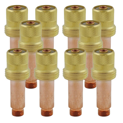 Diffuseur de gaz Lens pour torche TIG SR-17/18/26 - L 50mm - ø 4mm - Lot de 10 pièces - Le Comptoir du Soudeur