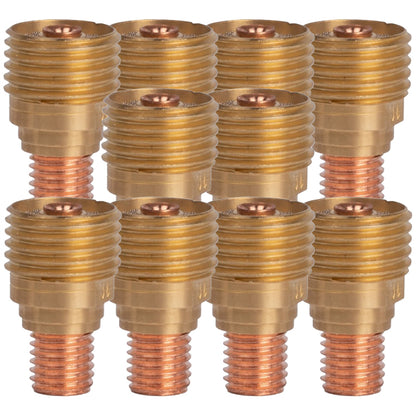 Diffuseur de gaz Lens pour torche TIG SR-9/20 - L 22mm - ø 1mm - Lot de 10 pièces - Le Comptoir du Soudeur