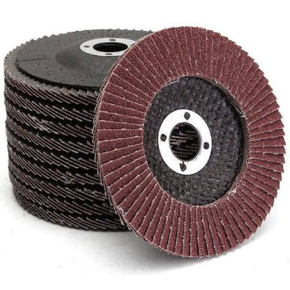 Disque abrasif à lamelles Ø125 mm - Lot de 10 pièces