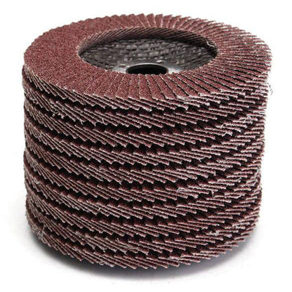 Disque abrasif à lamelles Ø125 mm - Lot de 10 pièces