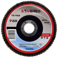 Disque de meulage à lamelles TAGRED Ø125 mm – Lot de 10 pièces