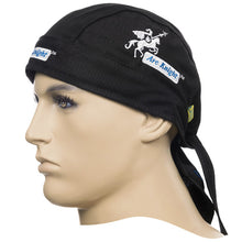 Doo-Rag de soudage noir en coton ignifuge