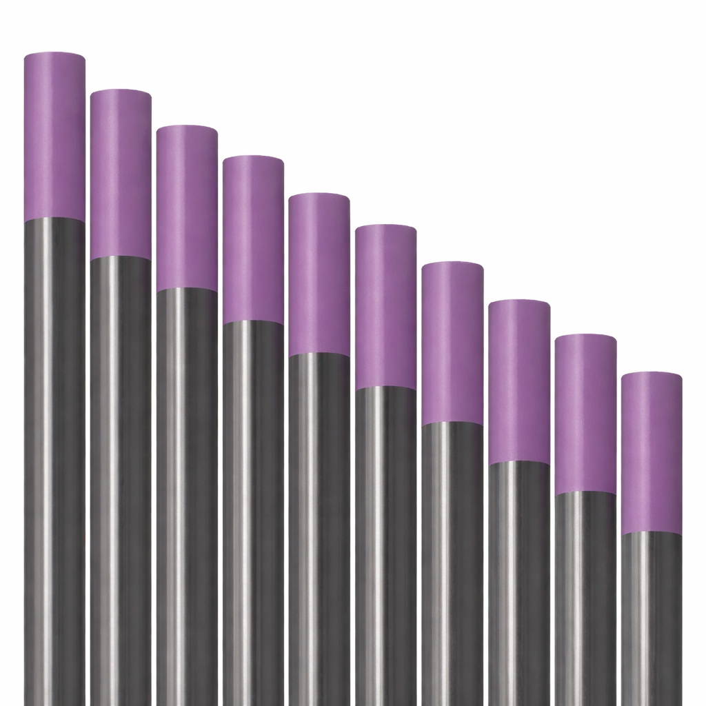 Électrodes tungstène WX3 175 mm - Lot de 10 pièces (Violette) - Le Comptoir du Soudeur