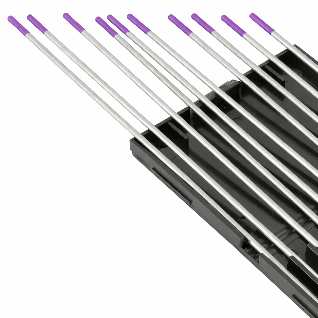 Électrodes tungstène WX3 175 mm - Lot de 10 pièces (Violette) - Le Comptoir du Soudeur