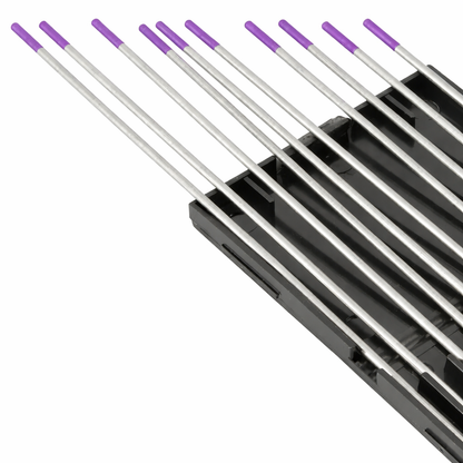 Électrodes tungstène WX3 175 mm - Lot de 10 pièces (Violette) - Le Comptoir du Soudeur