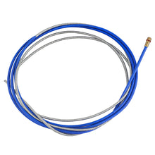 Gaine bleue en acier pour torches MIG - fil ø 0,6/0,8 mm
