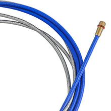 Gaine bleue en acier pour torches MIG - fil ø 0,6/0,8 mm